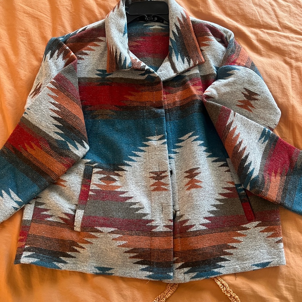 Southwestern Patterned Jacket - medium